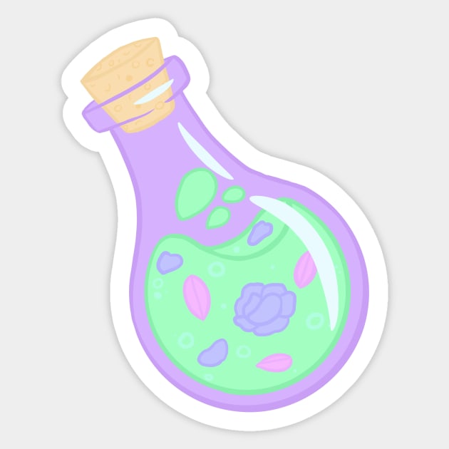 Potion Bottle Sticker by IcyBubblegum